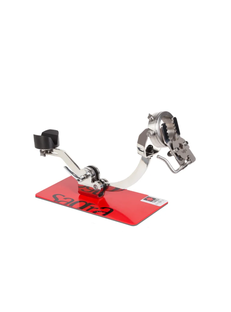 Imagen del Jamonero giratorio mandibular basculante Sagra Evolution E11 en color rojo