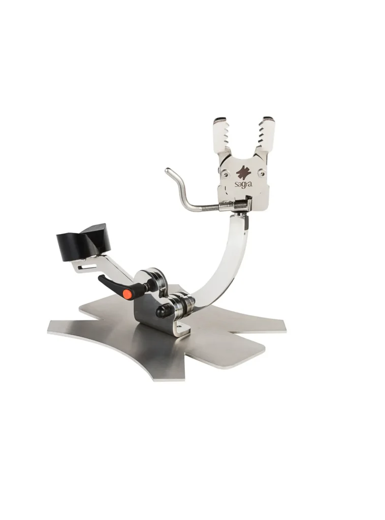 Jamonero mandibular basculante, EVOLUTION E14, base logo SAGRA.