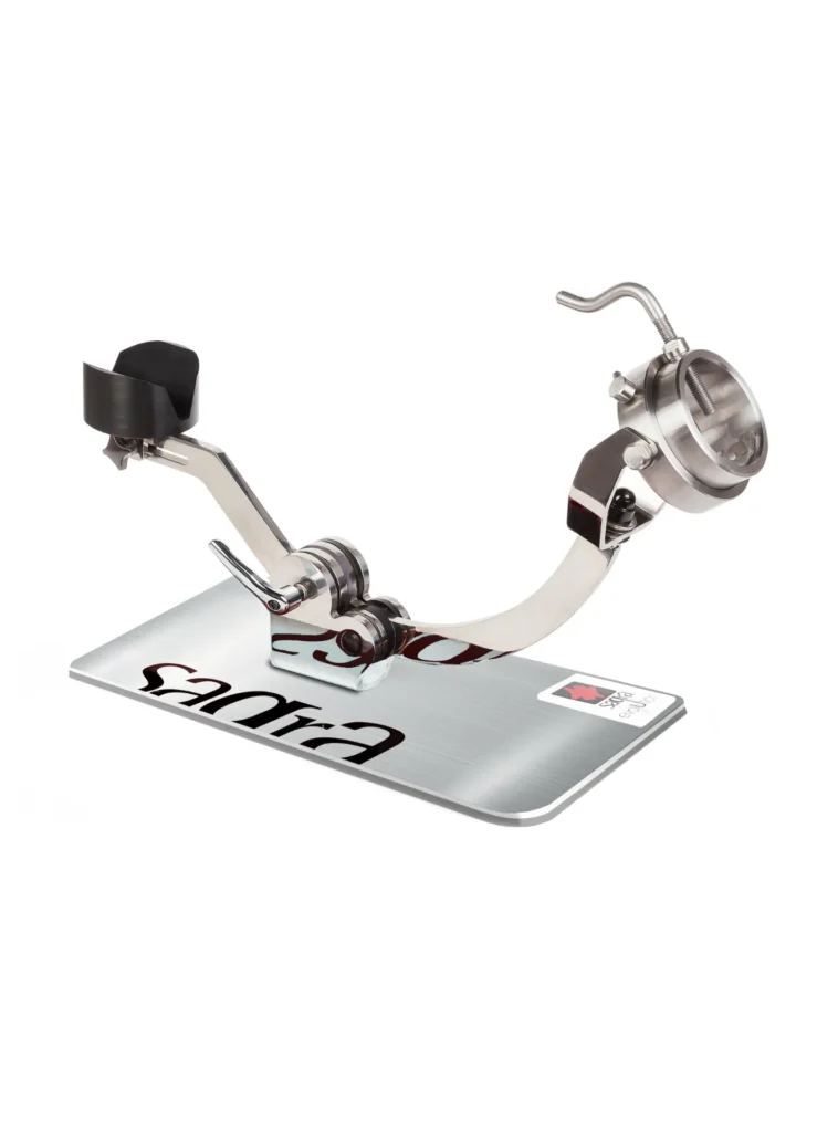 Jamonero giratorio basculante, EVOLUTION E10, color acero.