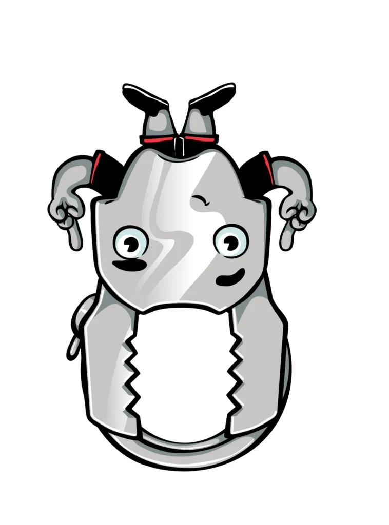 Mascota Mandi fusionado, giro 3.